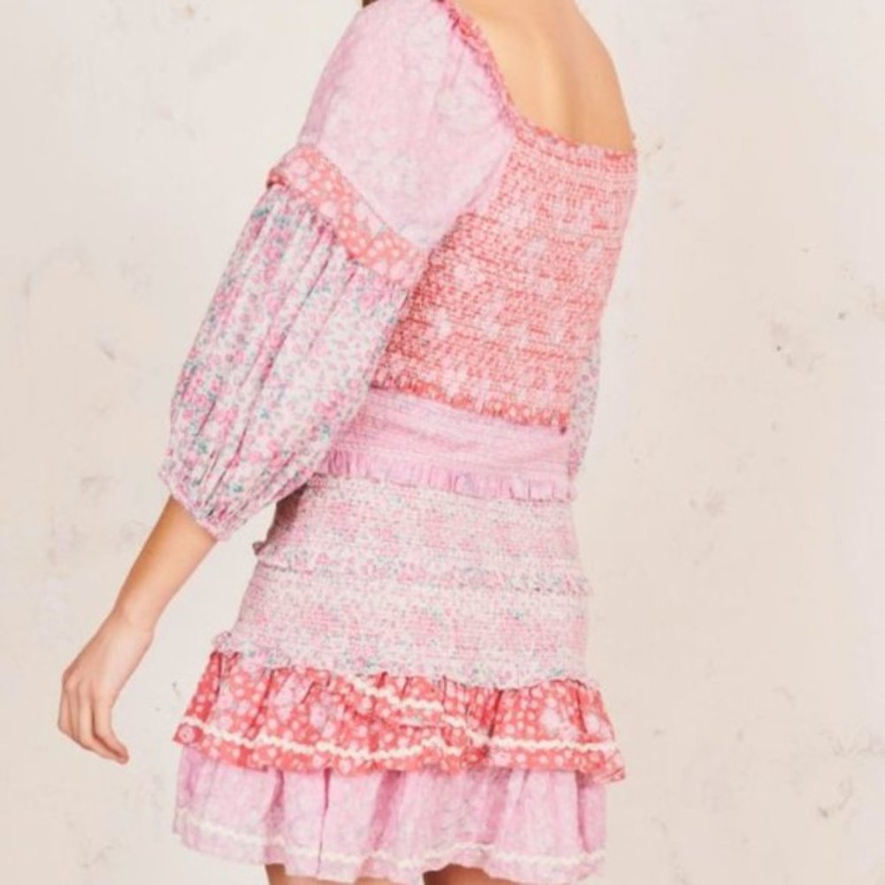 Loveshackfancy Ensley Mini Dress pink - Picture 8 of 17